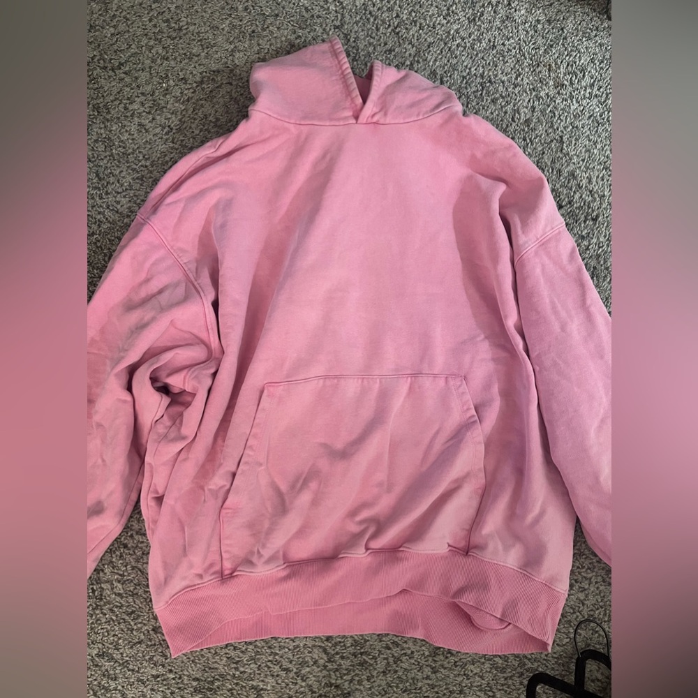 Skims bubblegum pink boyfriend sweatshirt
